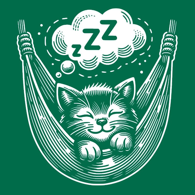 Cute sleeping kitten