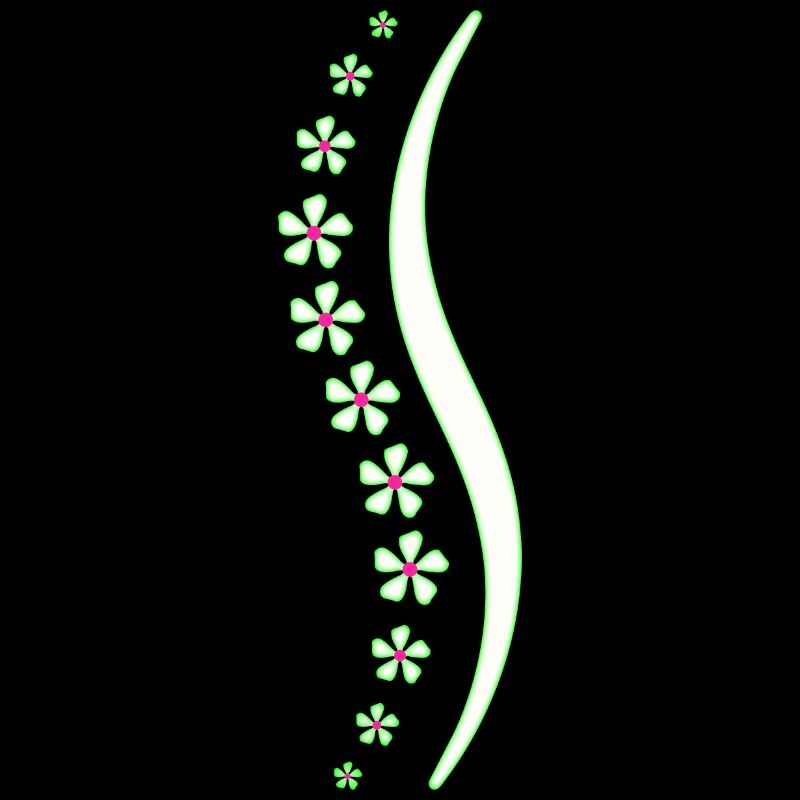 Épine de fleur verte