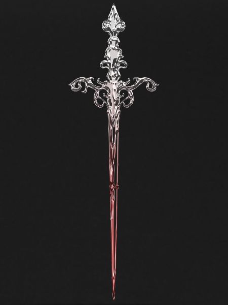 Stahlsilberschwert, gotisches Mittelalter