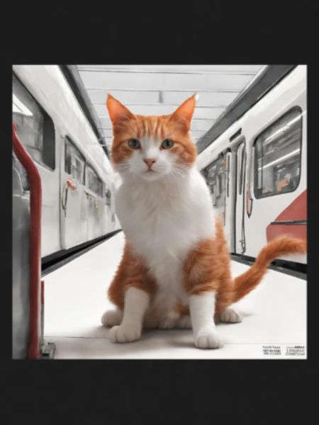 Travel Cat #5 (Train)