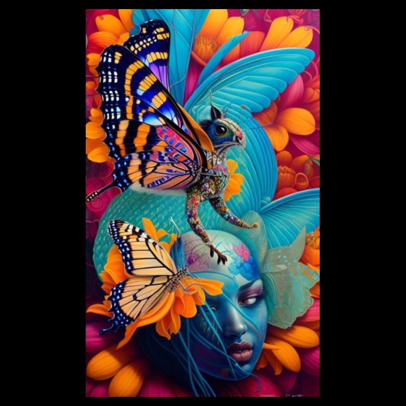 Unique Butterfly Face