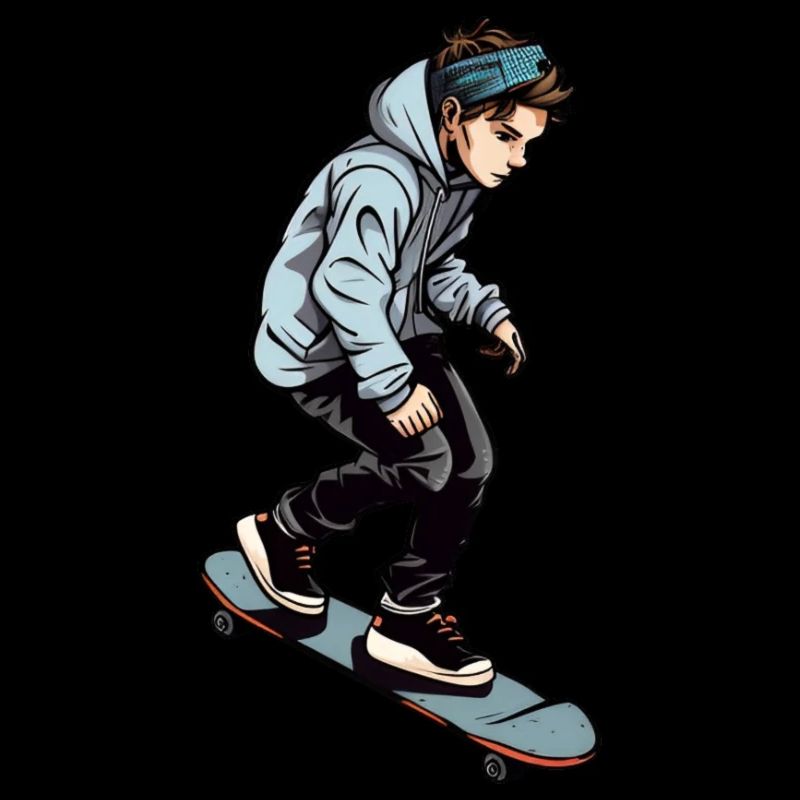 Patineur cool