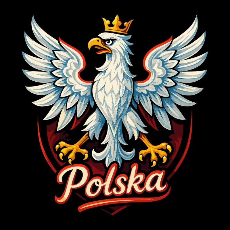 Pologne Polska aigle drapeau drapeau épique cadeau