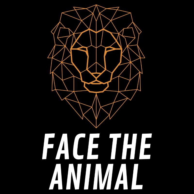 Affrontez le lion animal