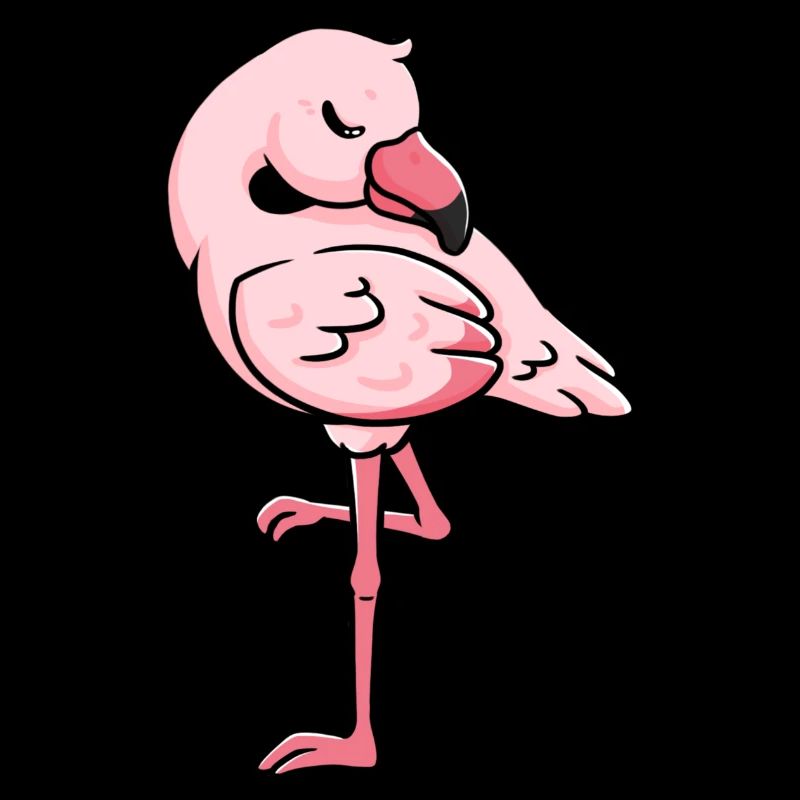 Flamingo schlafend Geschenkidee