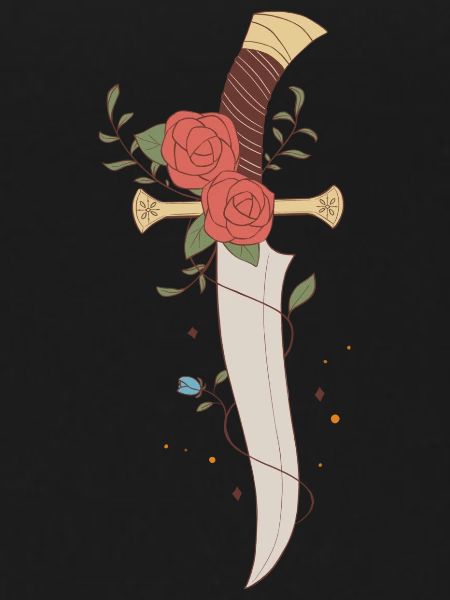 Knife of roses