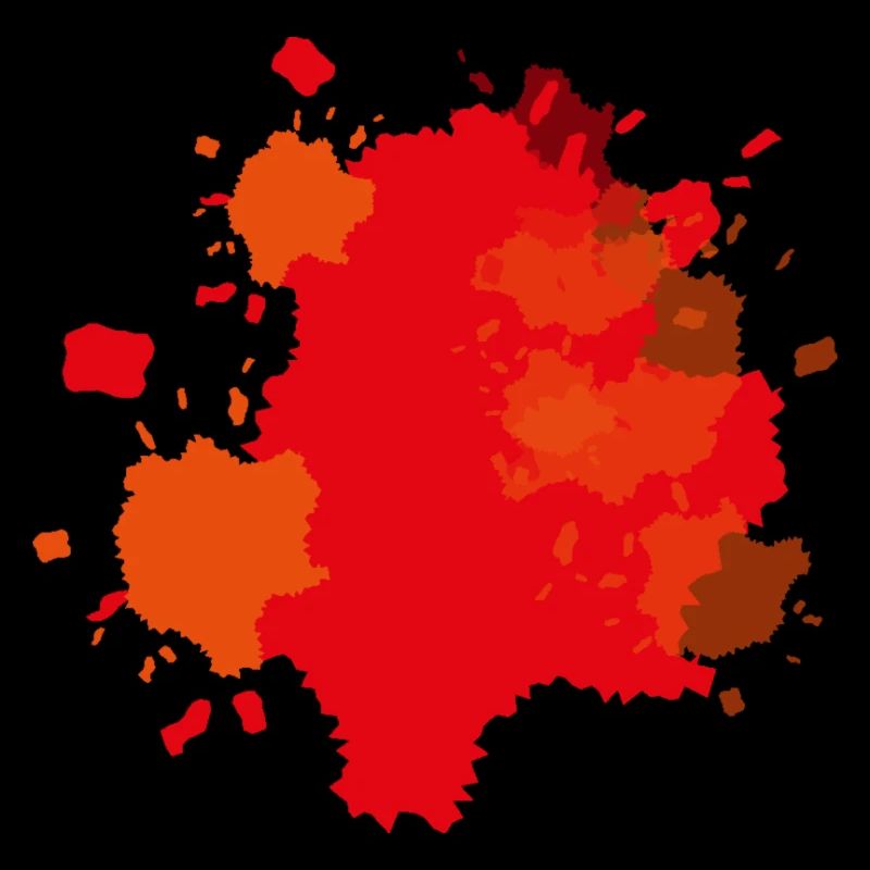 Éclaboussures d’orange