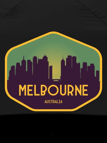 Melbourne Skyline Sunset