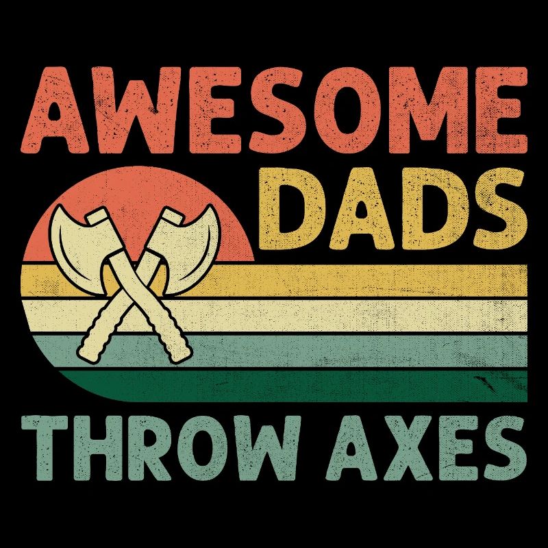 Awesome Dads Werfen Äxte Axt Werfen Beil