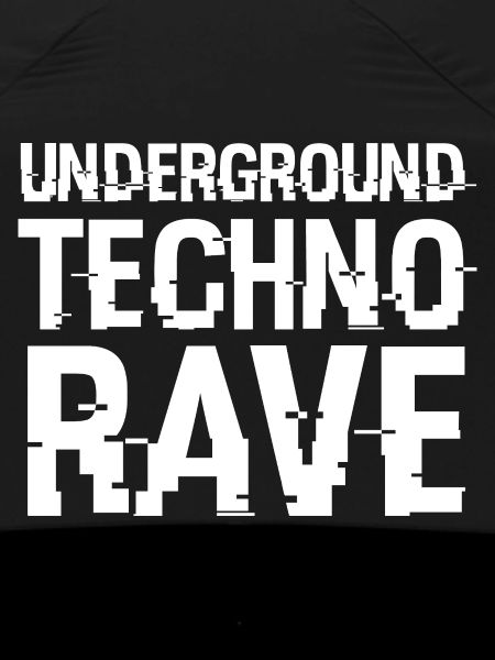 Underground Techno Rave-Schriftart