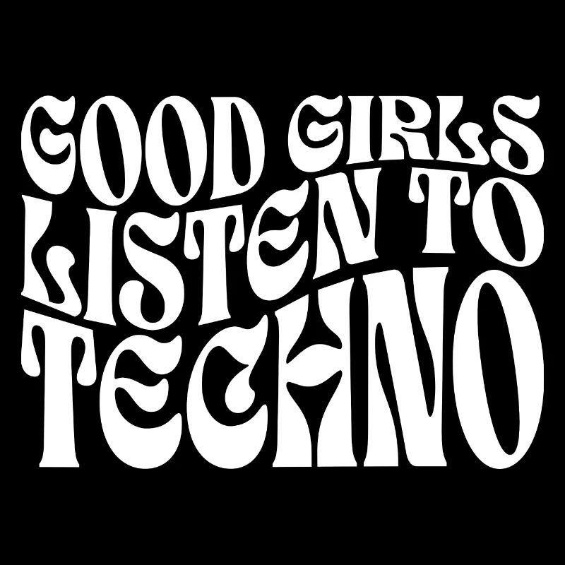 Filles Écoutent De La Musique Techno