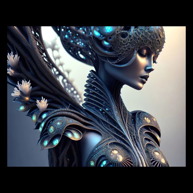 Femme fleur