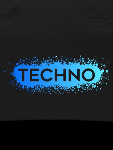 Techno Techno Blue Splat