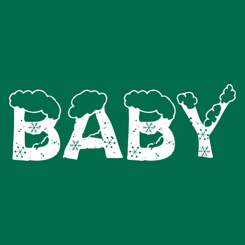 Text Eis Weihnachtskostüm Baby