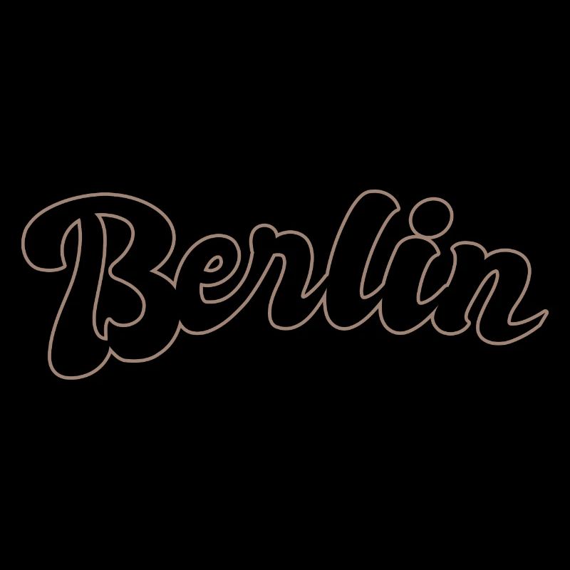 Berlin German Capital lettering