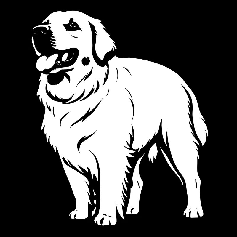 Golden Retriever - Conception de chien de compagnie