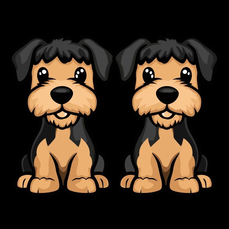 Airedale Terrier Chien Bande dessinée