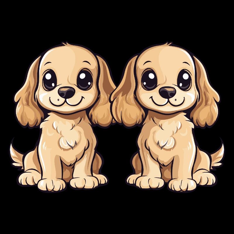 Cocker Spaniel Dog Comic