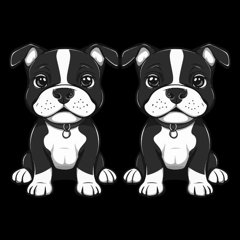 Pit Terrier Dog Comic