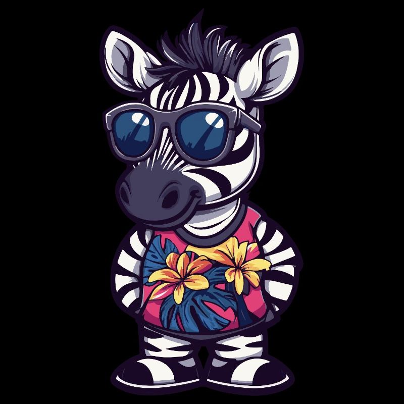 Zebra Comic Urlaub