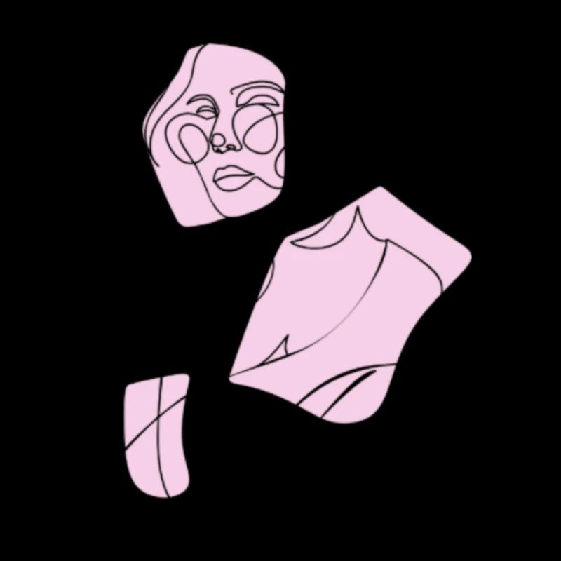 Femme en rose