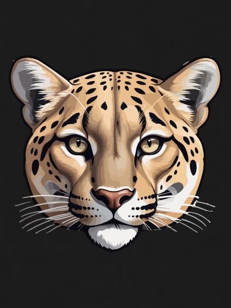 Tiger Head - Animal Design