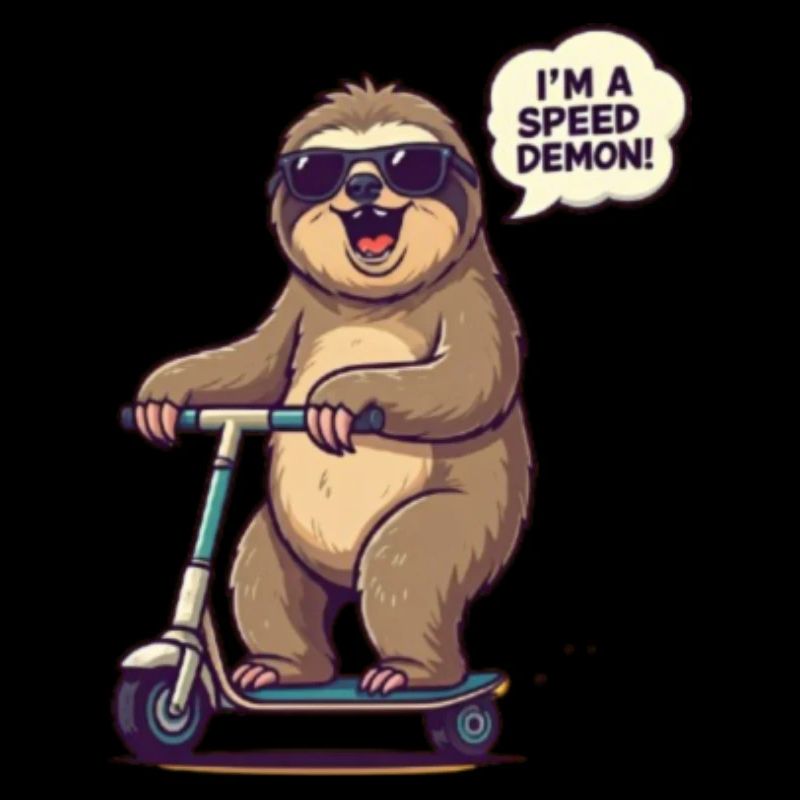 SCOOTER PARESSEUX SPEED DEMON