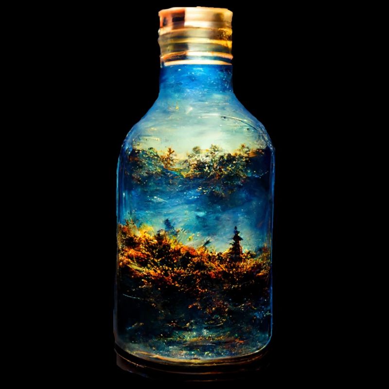 Un monde dans une bouteille