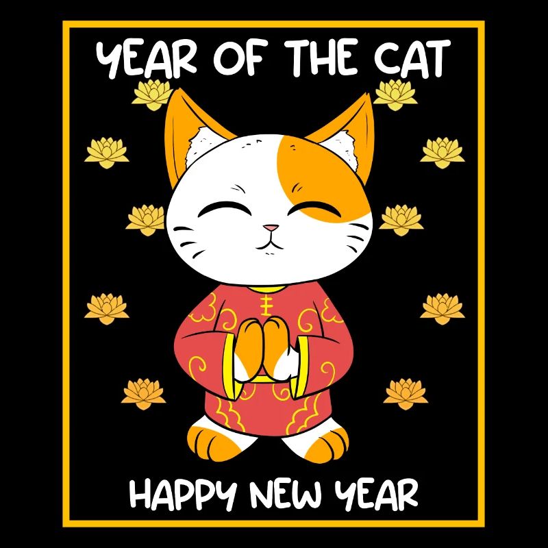 Vietnamese New Year Cat 2023 I Gift