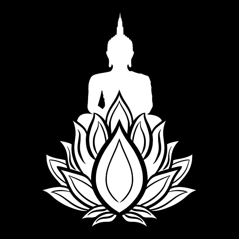 Buddha Mönch Namaste Buddhismus I Geschenk