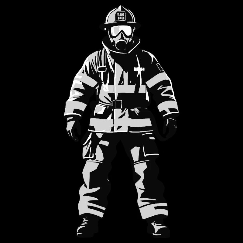 Firefighter - Profession Design Sticker