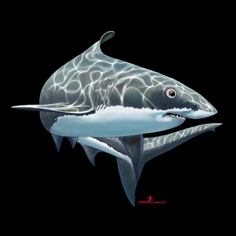 great white shark/ shark