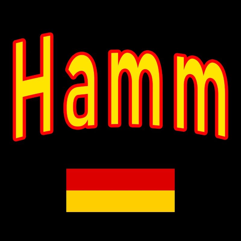 Hamm drapeau de l’Allemagne