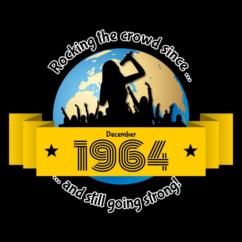 60. Geburtstag Rocking the crowd since 12/1964
