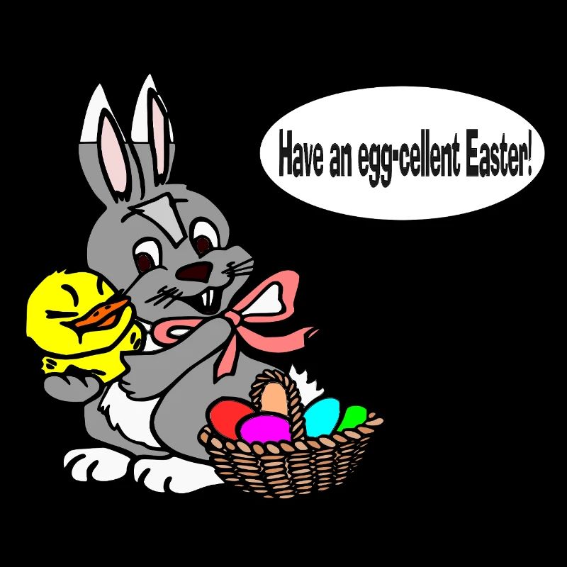 Black have an egg cellent easter