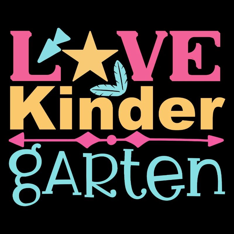 Liebe Kindergarten - Stern und Pfeil