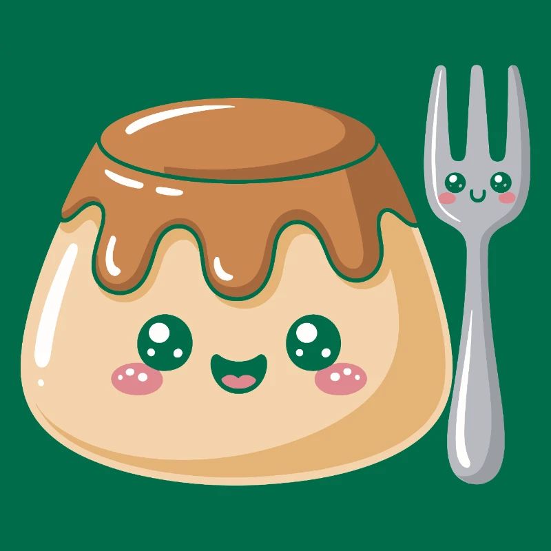 Pudding Mit Gabel