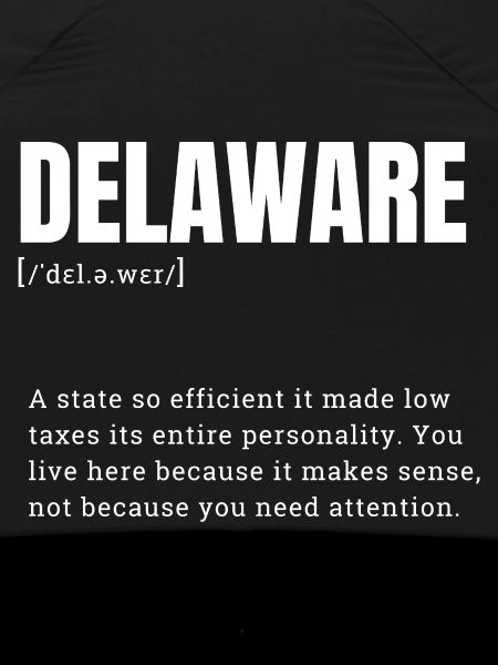 Delaware Neon Typography