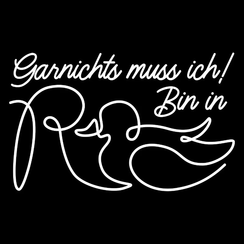 Garnichts muss ich! Bin in Rente - Rente Ente
