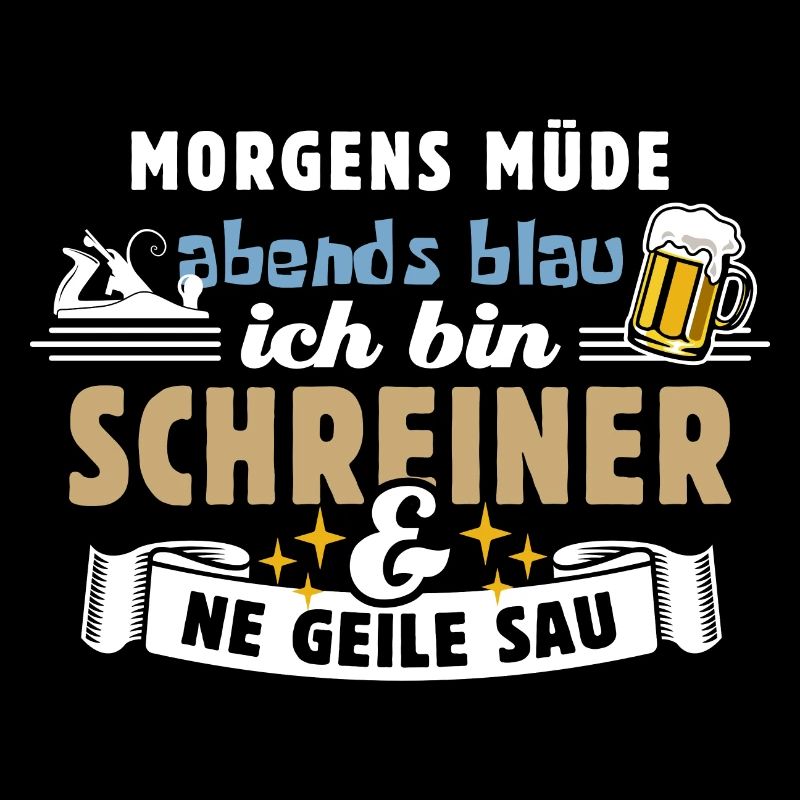 Morgens müde abends blau - Schreiner