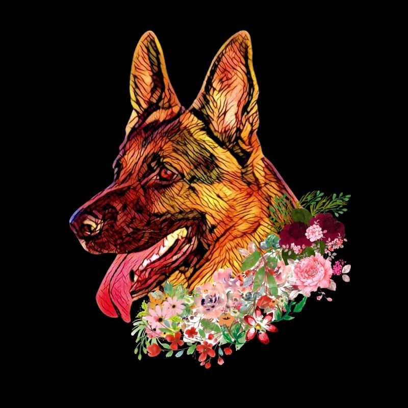 Schäferhund Print Digital Art