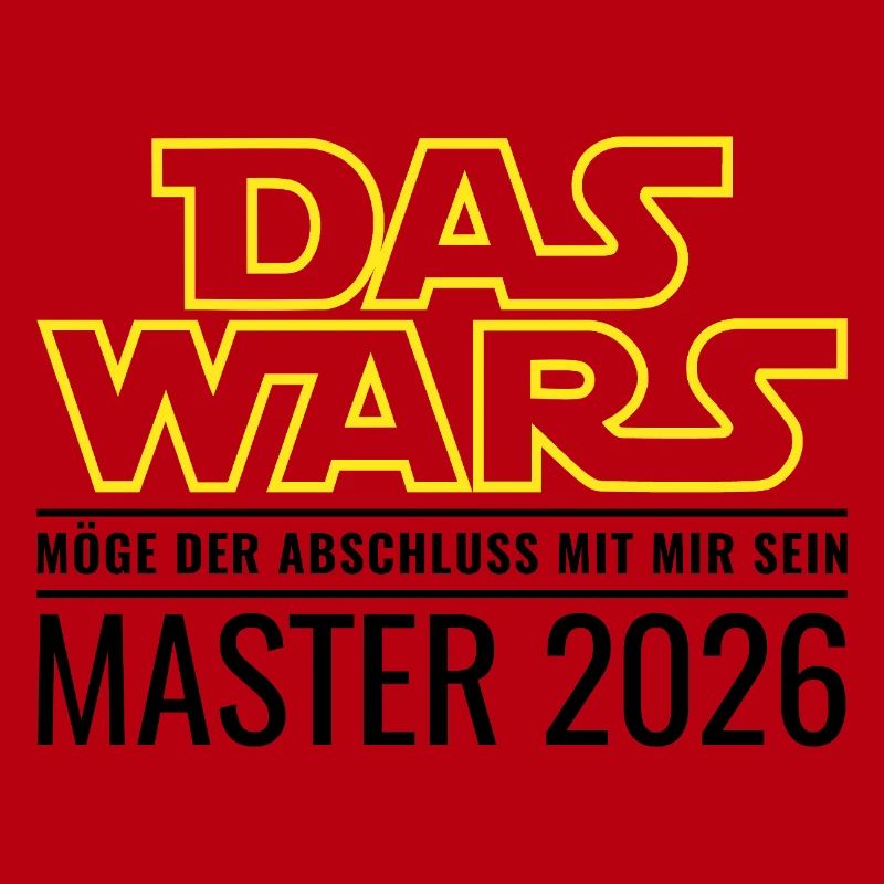 Master 2026 Das wars Möge Abschluss mit mir sein