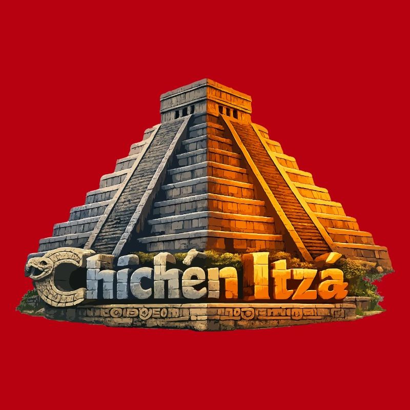 Chichen Itza Pyramid Serpent