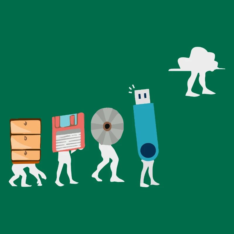 Cloud-Computing-Lustige Programmierer-Daten-KI-Software