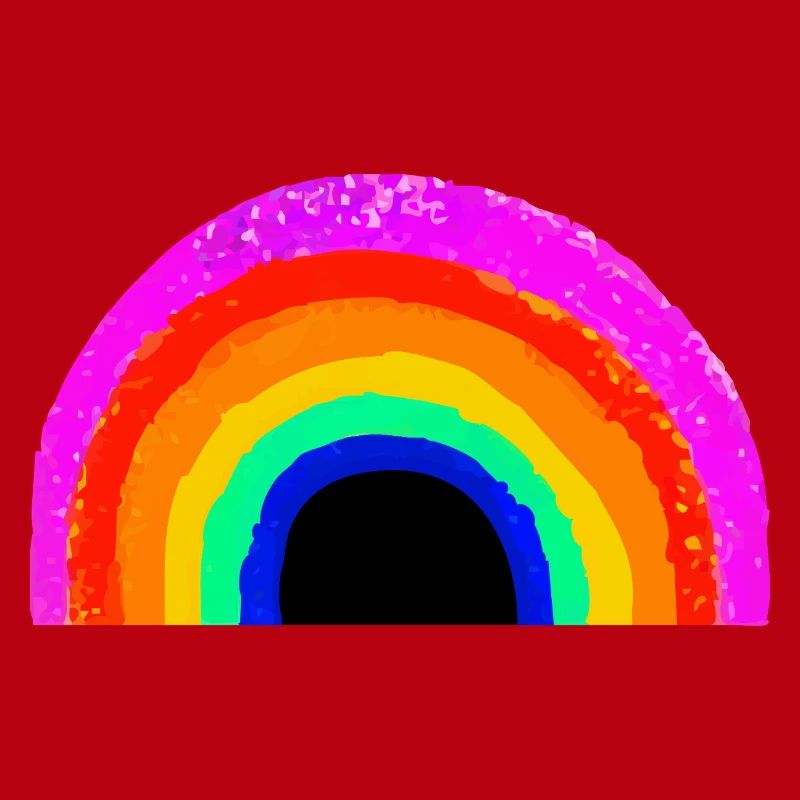 Lebendiger Regenbogenbogen