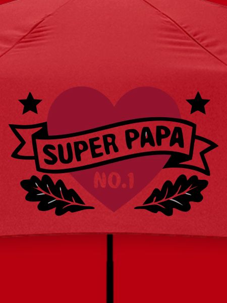 Super Papa Herz Abzeichen