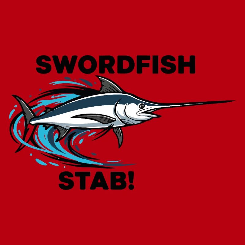Espadon Stab Épée Mer Swordfish