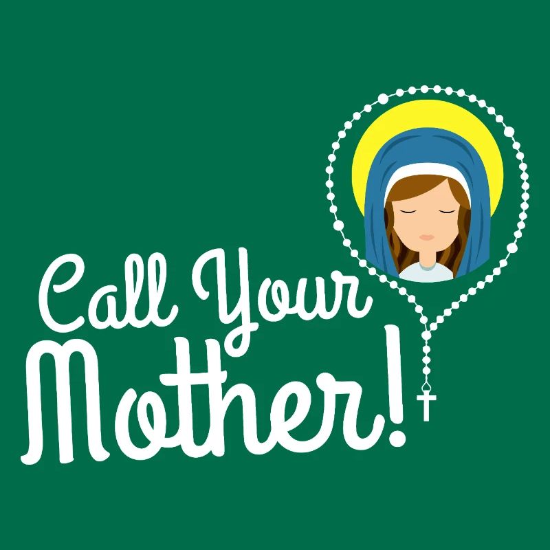 Nenne deine Mutter Illustration Tee