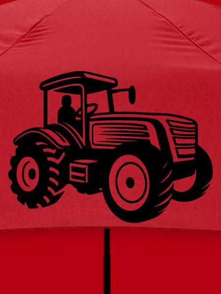Traktor mit Fahrer Symbol