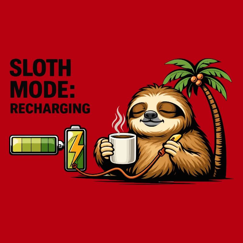 Sloth Mode Recharging Coffee